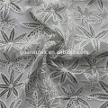Maple leaf pattern fabrics in lace wholesale for dresses/garment accessories
